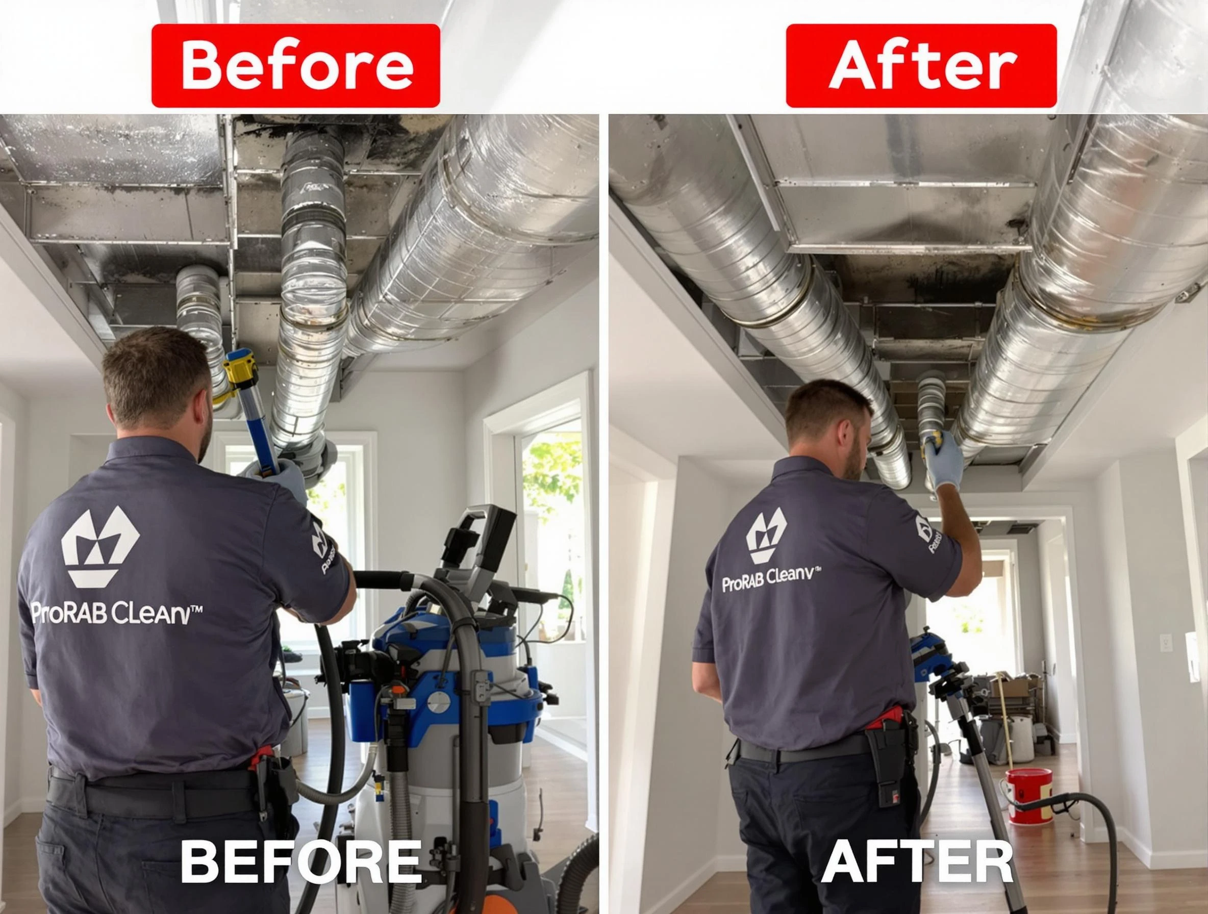 Homeacre-Lyndora Air Duct Cleaning expert performing thorough residential duct cleaning in a Homeacre-Lyndora home